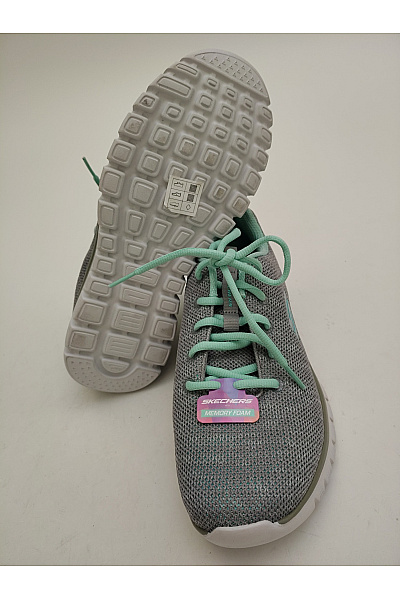 SKECHERS Dámské tenisky Graceful - Twisted Fortune Šedé Zelené Velikost US 9 | SKECHERS | obrázek 5
