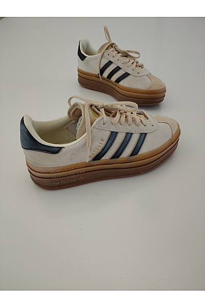 ADIDAS tenisky Béžové semišové na vysoké platformě se šněrováním Vel. US 7.5 | ADIDAS | obrázek 3