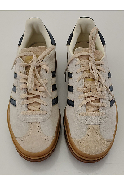 ADIDAS tenisky Béžové semišové na vysoké platformě se šněrováním Vel. US 7.5 | ADIDAS | obrázek 4