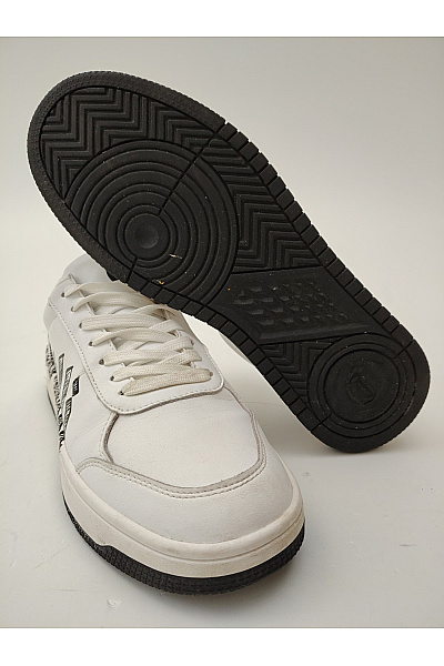 Just Cavalli Pánské tenisky Ed Hardy Gothic Skater Sneaker Bílé Černé Vel. EU 42 | Just Cavalli | obrázek 3