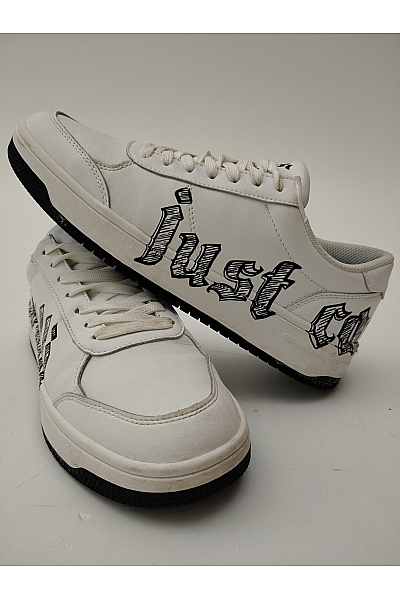 Just Cavalli Pánské tenisky Ed Hardy Gothic Skater Sneaker Bílé Černé Vel. EU 42 | Just Cavalli | obrázek 4