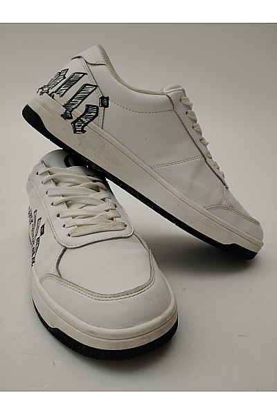 Just Cavalli Pánské tenisky Ed Hardy Gothic Skater Sneaker Bílé Černé Vel. EU 42 | Just Cavalli | obrázek 5