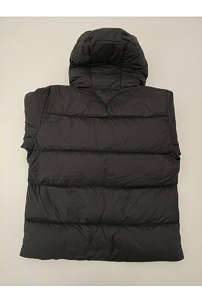TOMMY HILFIGER Dámská černá prošívaná puffer bunda s kapucí Velikost US S | TOMMY HILFIGER | obrázek 9