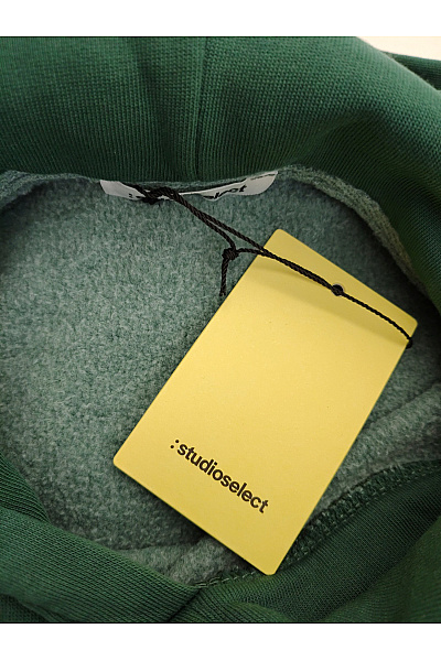 Studioselect Dámská zelená bavlněná mikina s kapucí a potiskem oversized Vel. L | studioselect | obrázek 10
