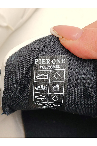 Pánské tenisky s potiskem souřadnic Bílé Černé Velikost EU 41 | Unimoda | obrázek 8