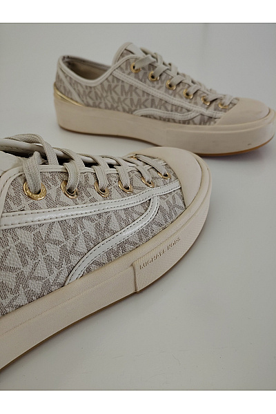 MICHAEL KORS tenisky Béžové dámské na platformě se šněrováním Vel. US 8.5M | MICHAEL KORS | obrázek 3