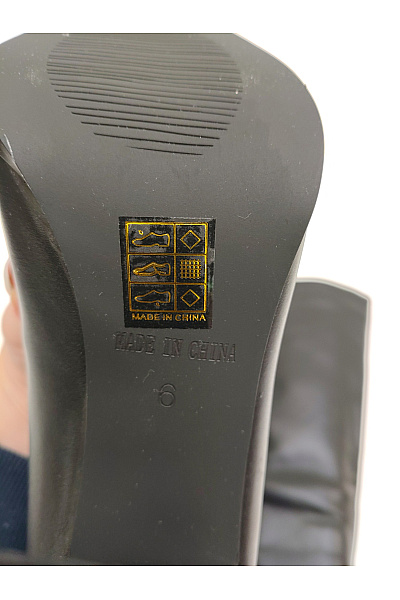 Raid Dámské černé vysoké kozačky na vysokém podpatku se špičatou špičkou Vel. US 6 | Raid | obrázek 8