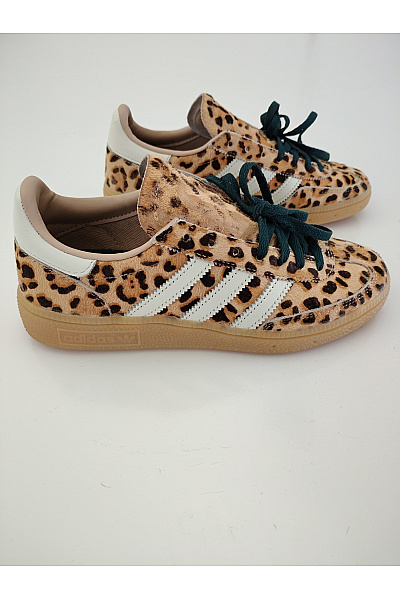 ADIDAS tenisky Dámské s leopardím vzorem šněrovací volnočasové Béžové Vel. US 5 | ADIDAS | obrázek 2
