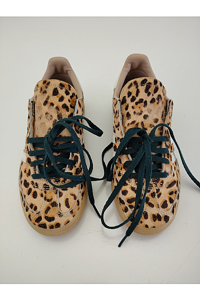 ADIDAS tenisky Dámské s leopardím vzorem šněrovací volnočasové Béžové Vel. US 5 | ADIDAS | obrázek 4