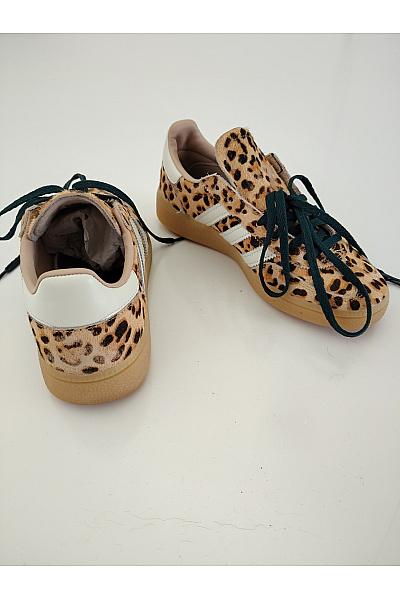 ADIDAS tenisky Dámské s leopardím vzorem šněrovací volnočasové Béžové Vel. US 5 | ADIDAS | obrázek 5