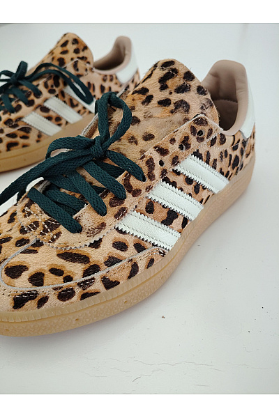ADIDAS tenisky Dámské s leopardím vzorem šněrovací volnočasové Béžové Vel. US 5 | ADIDAS | obrázek 7
