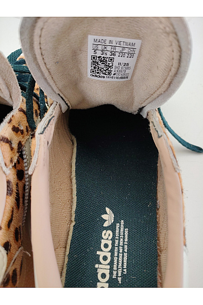 ADIDAS tenisky Dámské s leopardím vzorem šněrovací volnočasové Béžové Vel. US 5 | ADIDAS | obrázek 8