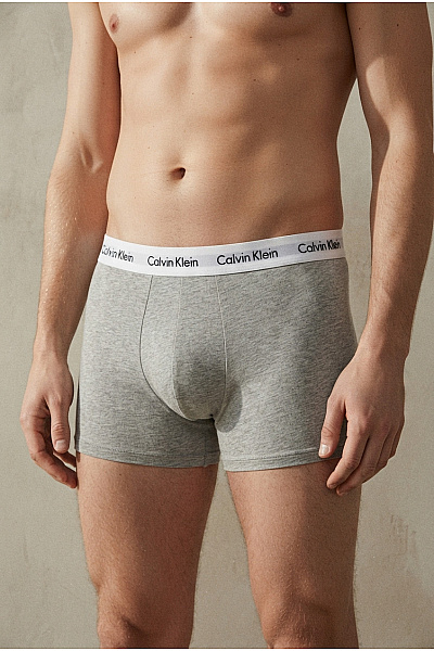Calvin Klein Pánské šedé Bavlněné Boxerky Vel. XL