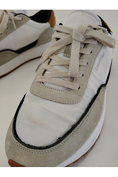 Calvin Klein Pánské tenisky bílé šněrovací volnočasové s vysokou podrážkou Vel. EU 44 | Calvin Klein | obrázek 5