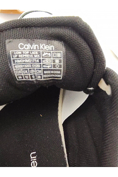 Calvin Klein Pánské tenisky bílé šněrovací volnočasové s vysokou podrážkou Vel. EU 44 | Calvin Klein | obrázek 9