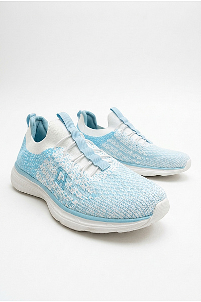 Lasca Dámské Tenisky LA Gear Slip-On Knit Modré Bílé Velikost EU 39