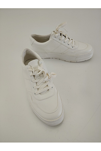 Next Dámské tenisky Stradivarius Basic Platform Trainers Bílé Velikost EU 42 | Next | obrázek 3