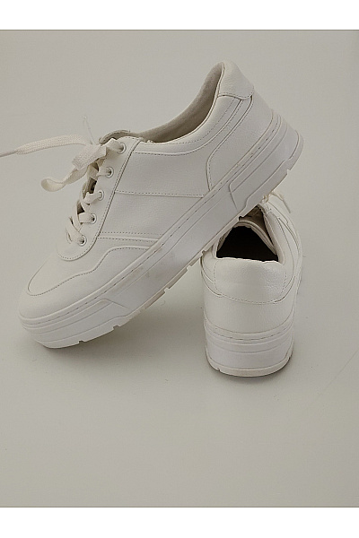 Next Dámské tenisky Stradivarius Basic Platform Trainers Bílé Velikost EU 42 | Next | obrázek 9