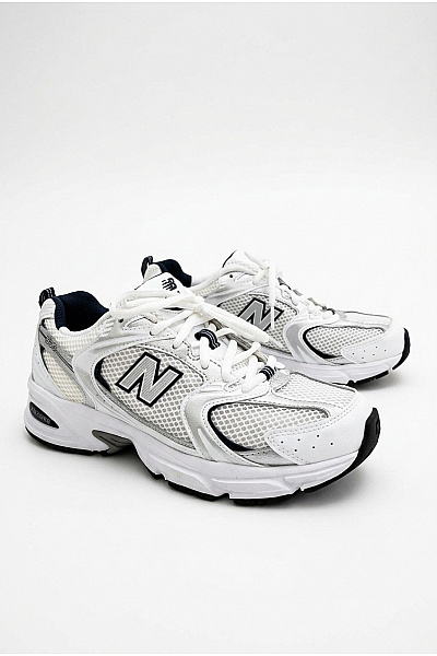 New Balance Dámské Tenisky 530 Bílé Stříbrné Modré Velikost EU 38.5