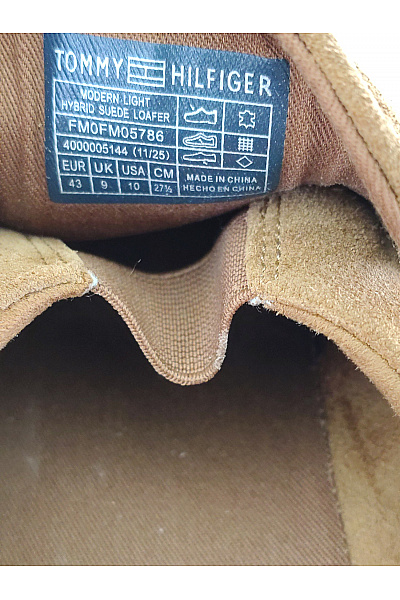 TOMMY HILFIGER Hnědé semišové pánské mokasíny slip-on volnočasové Velikost EU 43 | TOMMY HILFIGER | obrázek 8