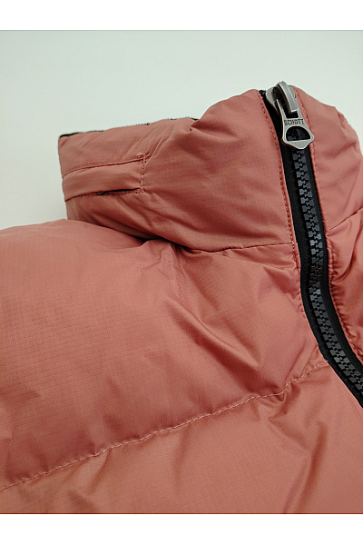 Schott Dámská hnědá prošívaná zimní bunda puffer se zipem Velikost US XS | Schott | obrázek 7