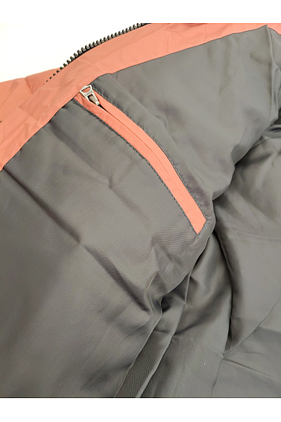 Schott Dámská hnědá prošívaná zimní bunda puffer se zipem Velikost US XS | Schott | obrázek 12