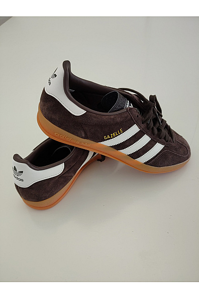 ADIDAS Pánské tenisky Gazelle Indoor Hnědé Bílé Velikost FR 42 2/3 | ADIDAS | obrázek 10