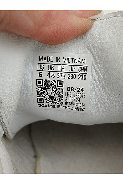 ADIDAS tenisky Dámské bílé se šněrováním volnočasové Vel. EU 37 | ADIDAS | obrázek 8