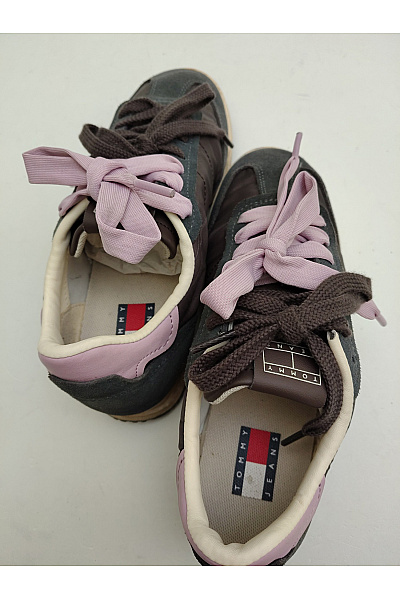 TOMMY HILFIGER tenisky Dámské hnědé šněrovací volnočasové jarní Vel. EU 37 | TOMMY HILFIGER | obrázek 7