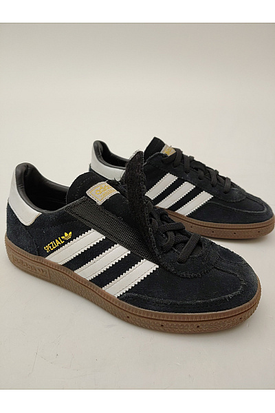 ADIDAS tenisky Dětské černé semišové šněrovací volnočasové Vel. EU 31 | ADIDAS | obrázek 3