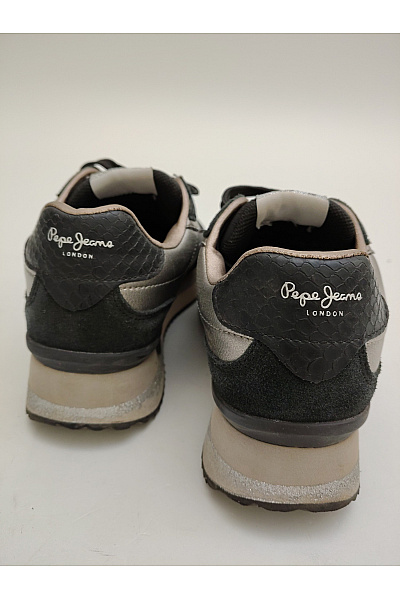Pepe Jeans Dámské tenisky Rusper Glam Černé Stříbrné Velikost EU 37 | Pepe Jeans | obrázek 4