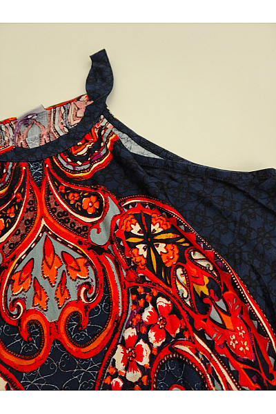 Lasca Barevná vzorovaná halenka bez rukávů boho styl | Lasca | obrázek 3