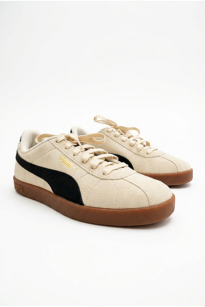 Puma Pánské Tenisky K-Street Suede Béžové Černé Velikost EU 41