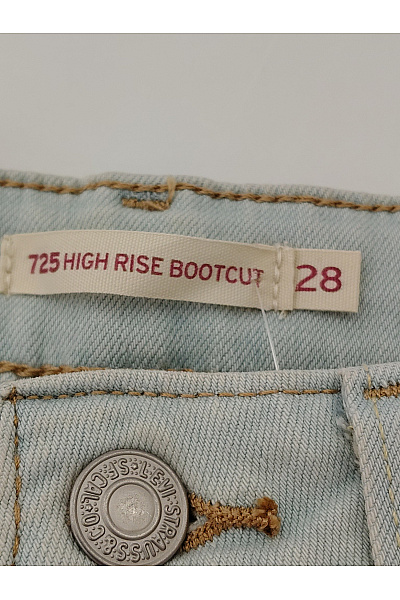 LEVIS Dámské bavlněné zvonové džíny s vysokým pasem Vel. US 28 | LEVIS | obrázek 9