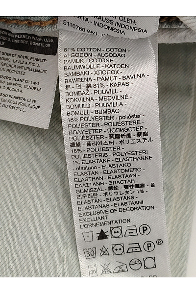 LEVIS Dámské bavlněné zvonové džíny s vysokým pasem Vel. US 28 | LEVIS | obrázek 10