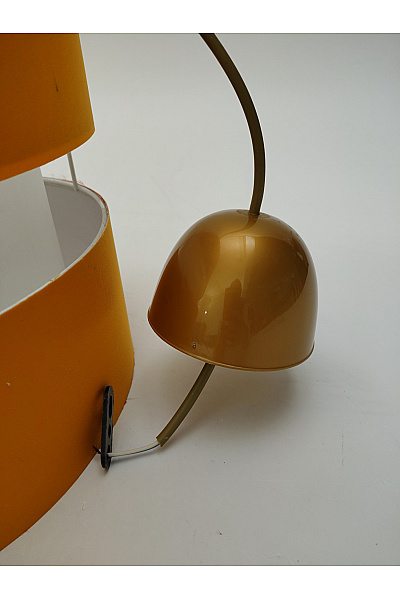 Oranžové dvoupatrové stínidlo na lampu | Unimoda | obrázek 3