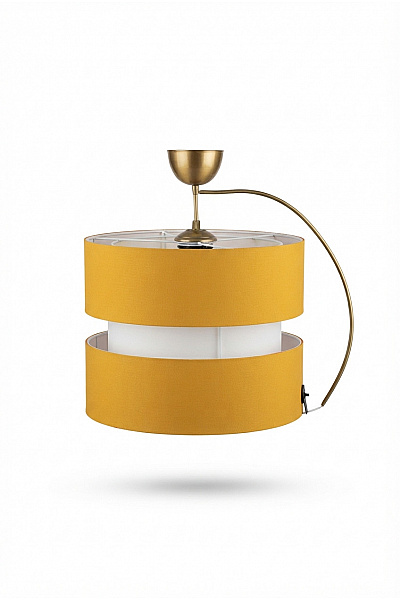 Oranžové Dvoupatrové Stínidlo Na Lampu