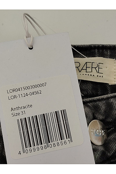 Rare Dámské bavlněné džíny s vysokým pasem široké seprané Vel. 31 | Rare | obrázek 8
