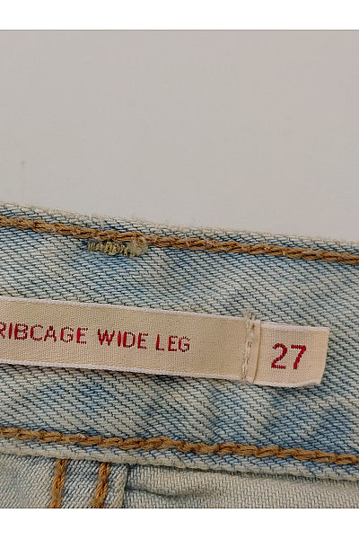 LEVIS Dámské bavlněné džíny s vysokým pasem wide leg Velikost US 27 | LEVIS | obrázek 9