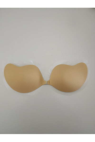 Lasca Béžová samolepicí neviditelná push up podprsenka bez ramínek Velikost C | Lasca | obrázek 2
