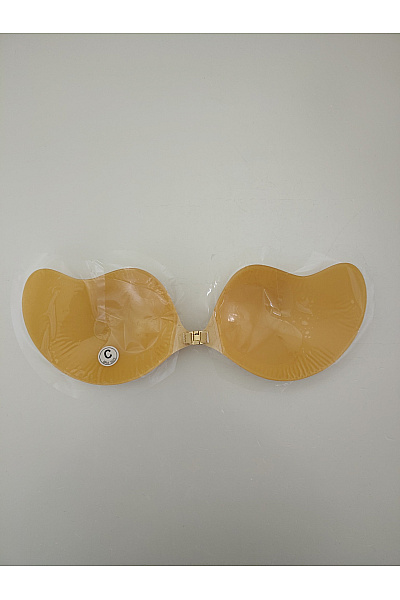 Lasca Béžová samolepicí neviditelná push up podprsenka bez ramínek Velikost C | Lasca | obrázek 5