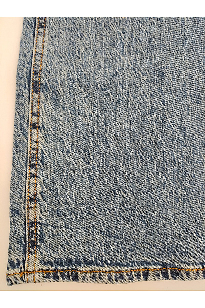 VERO MODA Dámské modré bavlněné džíny s vysokým pasem wide leg | VERO MODA | obrázek 3