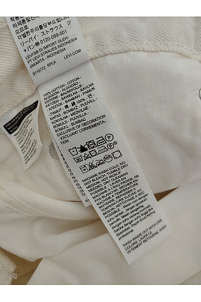 LEVIS Dámské bavlněné džíny s vysokým pasem rovné Vel. US 29 x 30 | LEVIS | obrázek 9