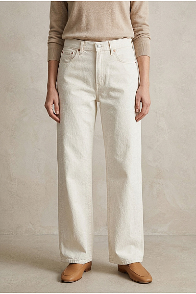 LEVIS Dámské Bavlněné Džíny S Vysokým Pasem Rovné Vel. US 29 X 30