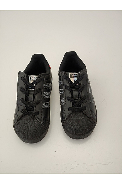 ADIDAS tenisky Černé dětské s krajkovým vzorem Vel. FR 26 | ADIDAS | obrázek 3