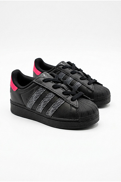 ADIDAS Tenisky Černé Dětské S Krajkovým Vzorem Vel. FR 26