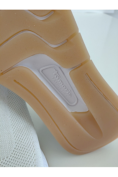 TAMARIS Dámské tenisky pletené slip-on Bílé Béžové Vel. EU 41 | TAMARIS | obrázek 4