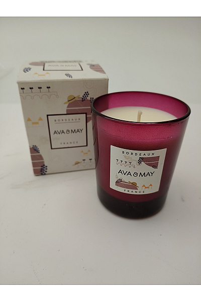Vonná svíčka Bordeaux fialová | Unimoda | obrázek 2