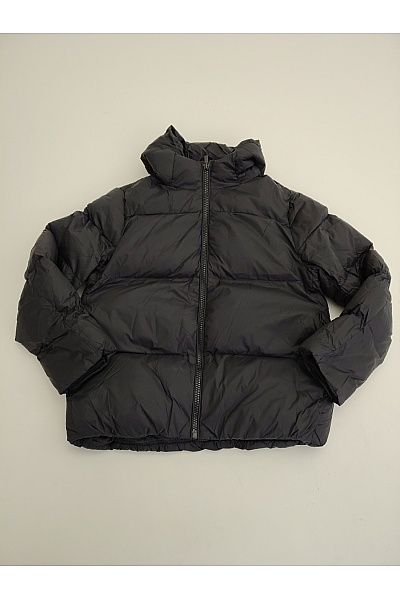 Dámská černá prošívaná puffer bunda s kapucí Velikost M | Unimoda | obrázek 2