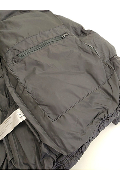 Dámská černá prošívaná puffer bunda s kapucí Velikost M | Unimoda | obrázek 6